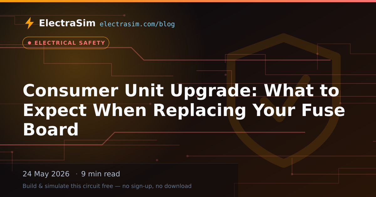Consumer Unit Upgrade: What to Expect When Replacing Your Fuse Board