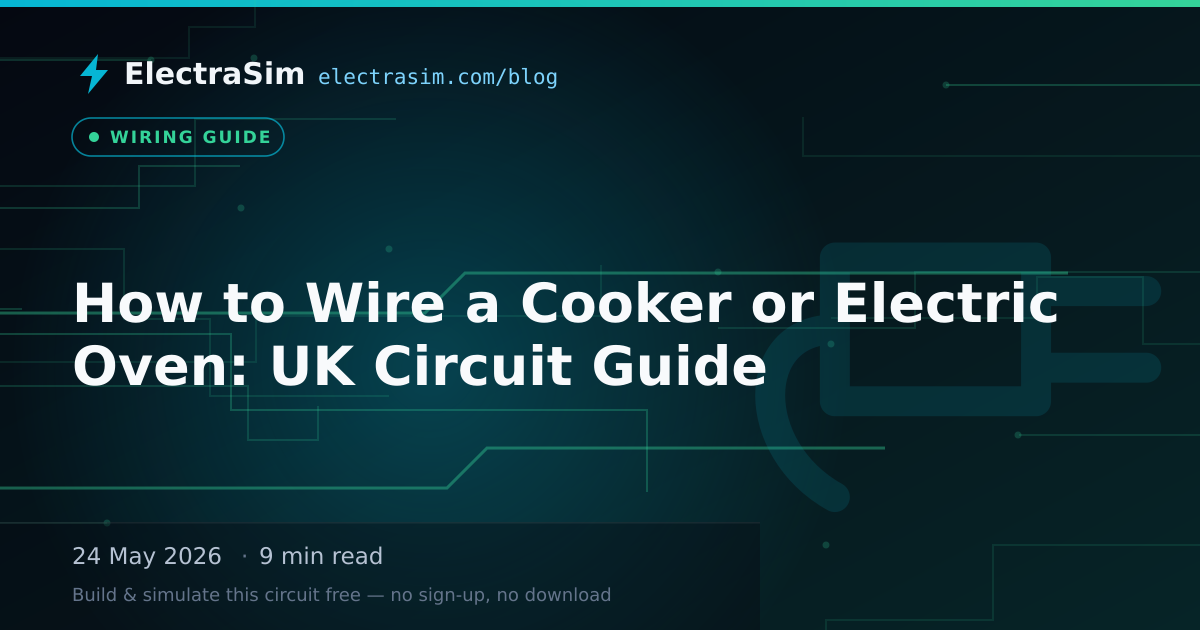How to Wire a Cooker or Electric Oven: UK Installation Guide